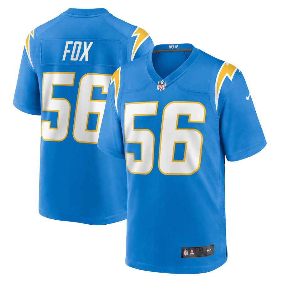 Men Los Angeles Chargers 56 Morgan Fox Nike Powder Blue Player Game NFL Jersey